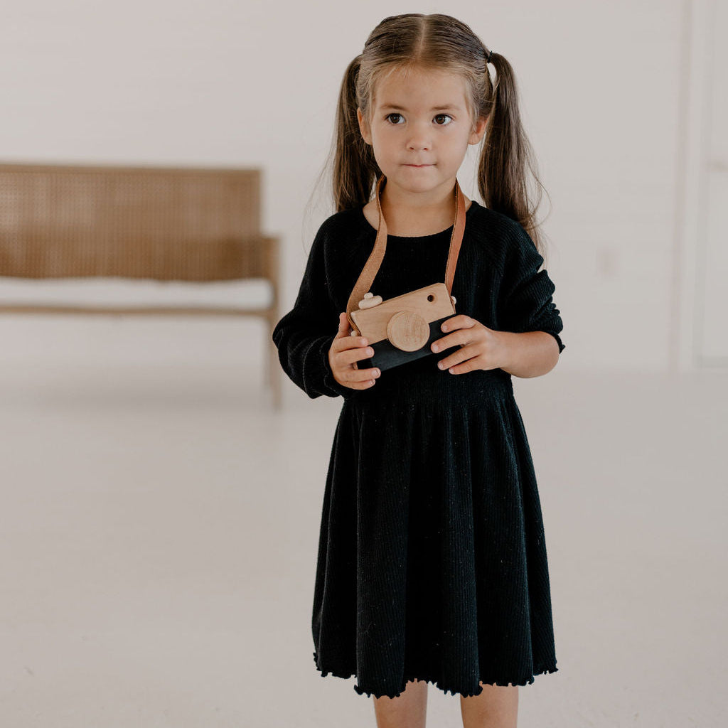 Wood & Leather Play Camera