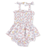 Sarah Floral - Smocked Bubble with Skirt