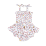 Sarah Floral - Smocked Bubble with Skirt