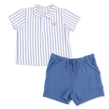 Baseball Stripe - Polo with Everyday Short
