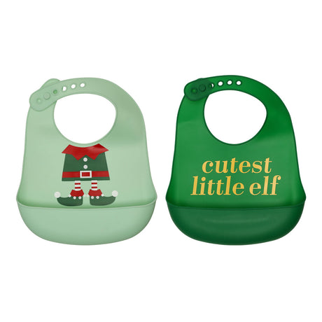 Elf Silicone Baby Bib Set - HoneyBug 