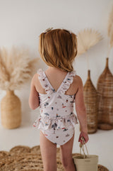 Girl's Two-Piece Tankini Swim Set - HoneyBug 