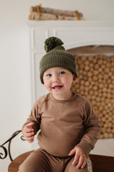Knit Pom Hat - HoneyBug 