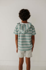 Short Sleeve Hoodie Pullover