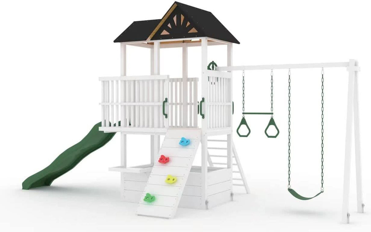 Craftsman - Modern Backyard Outdoor Swing Set