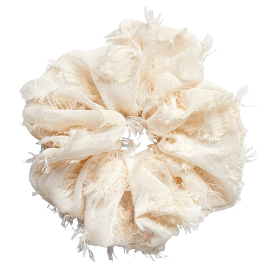 Brunch Scrunchie - Frayed Linen