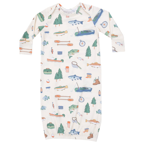 Lap Shoulder Gown - HoneyBug 