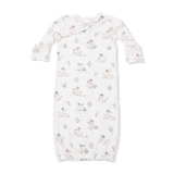 Flower Ducklings - Kimono Gown & Knot Headband