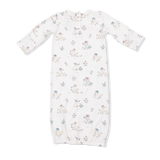 Flower Ducklings - Kimono Gown & Knot Headband