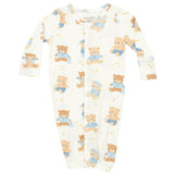 Convertible Gown - Teddy Bears Blue