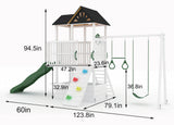 Craftsman - Modern Backyard Outdoor Swing Set