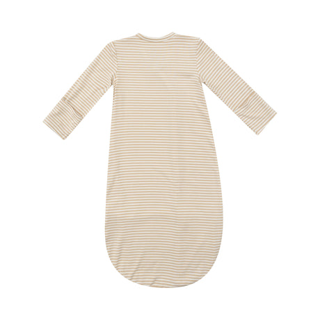 Bundle Gown - Beige Stripe