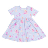 Mermaid Princesses - Twirly Short Sleeve Dress