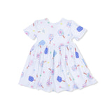 Floral Pickleball - Twirly Dress with Cartwheel Short