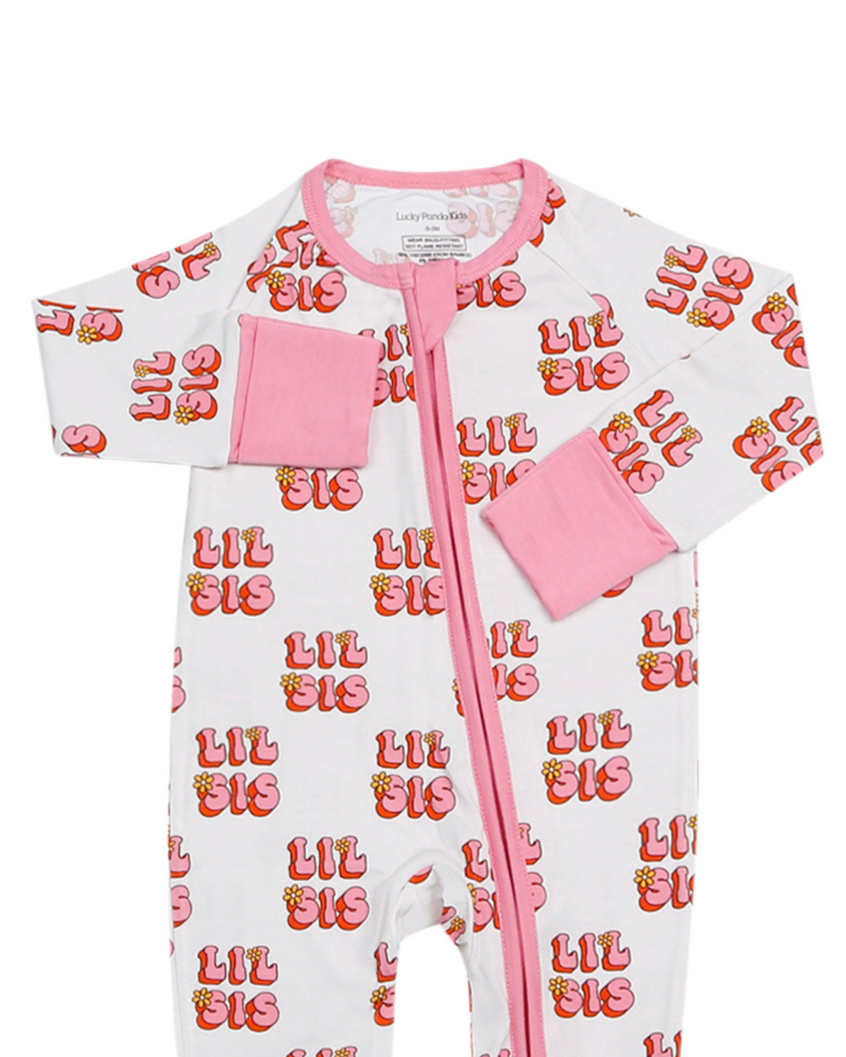 Bamboo Zip Romper | Lil Sis - HoneyBug 