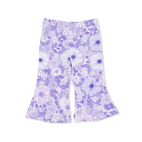 Lacy Lavender Floral - Peplum Tank Top with Baby Bells