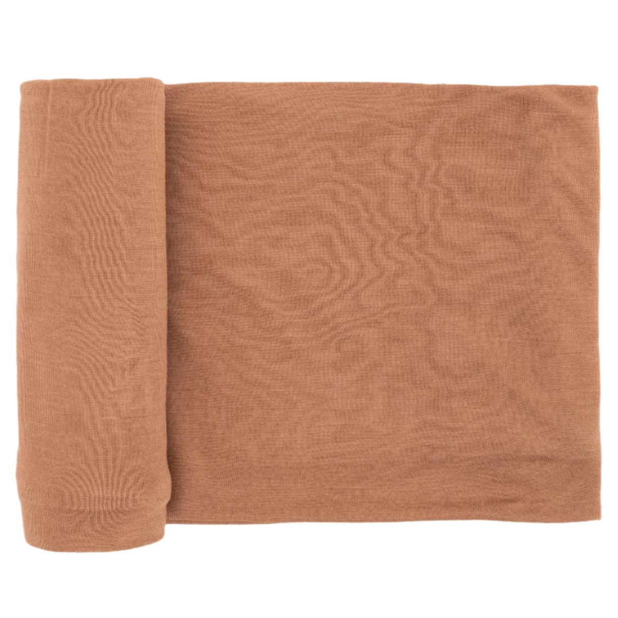 Stretch Knit Swaddle Blanket - Terracotta