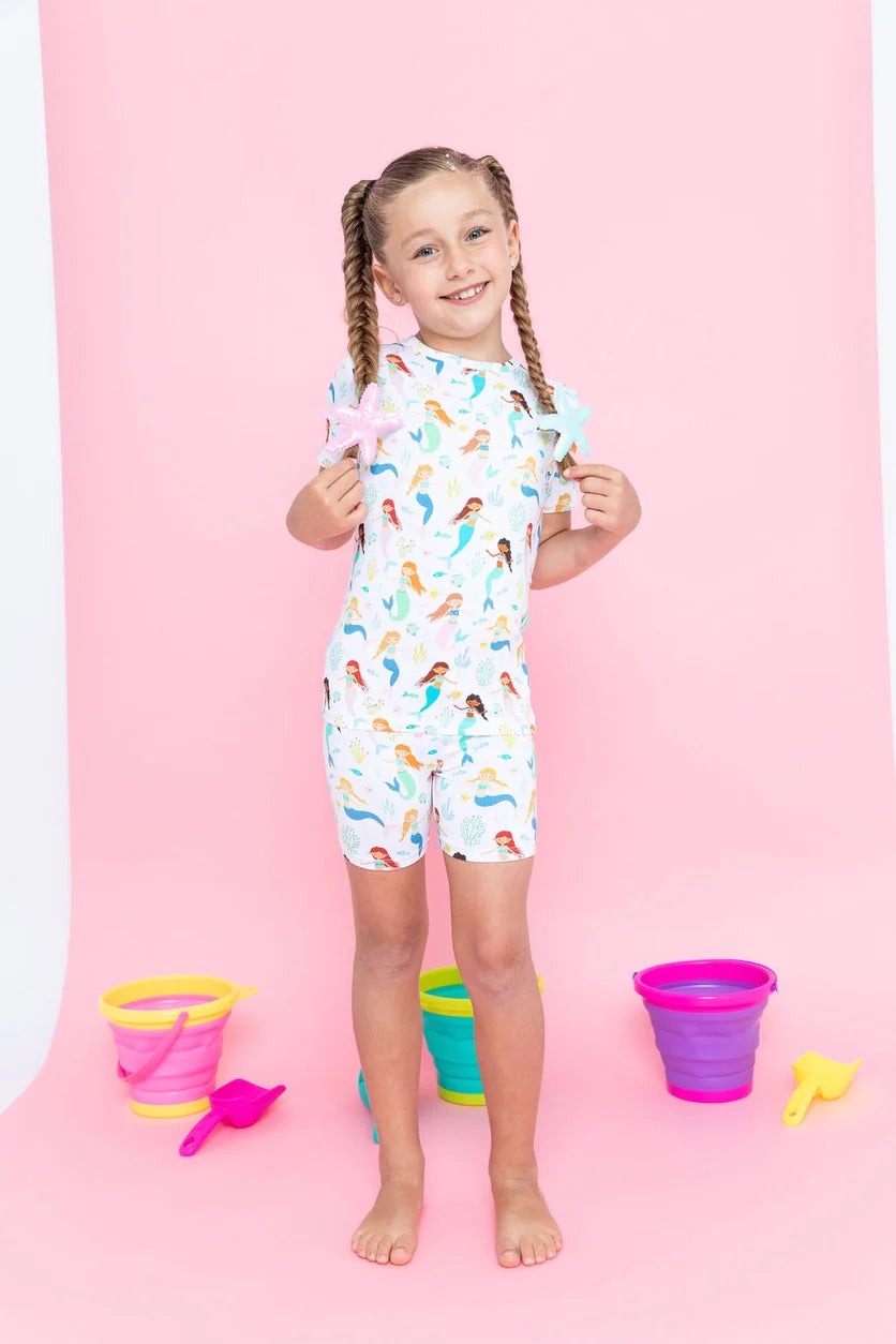 Mermaid Magic Bamboo Short PJ Set