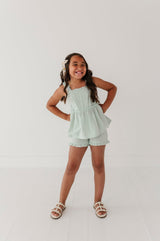 Ruffle Gauze Shorts