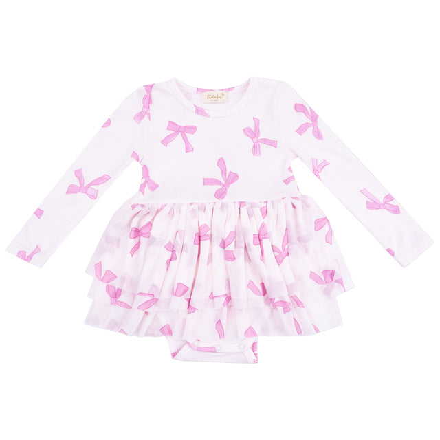 Long Sleeve Tutu Bodysuit - HoneyBug 