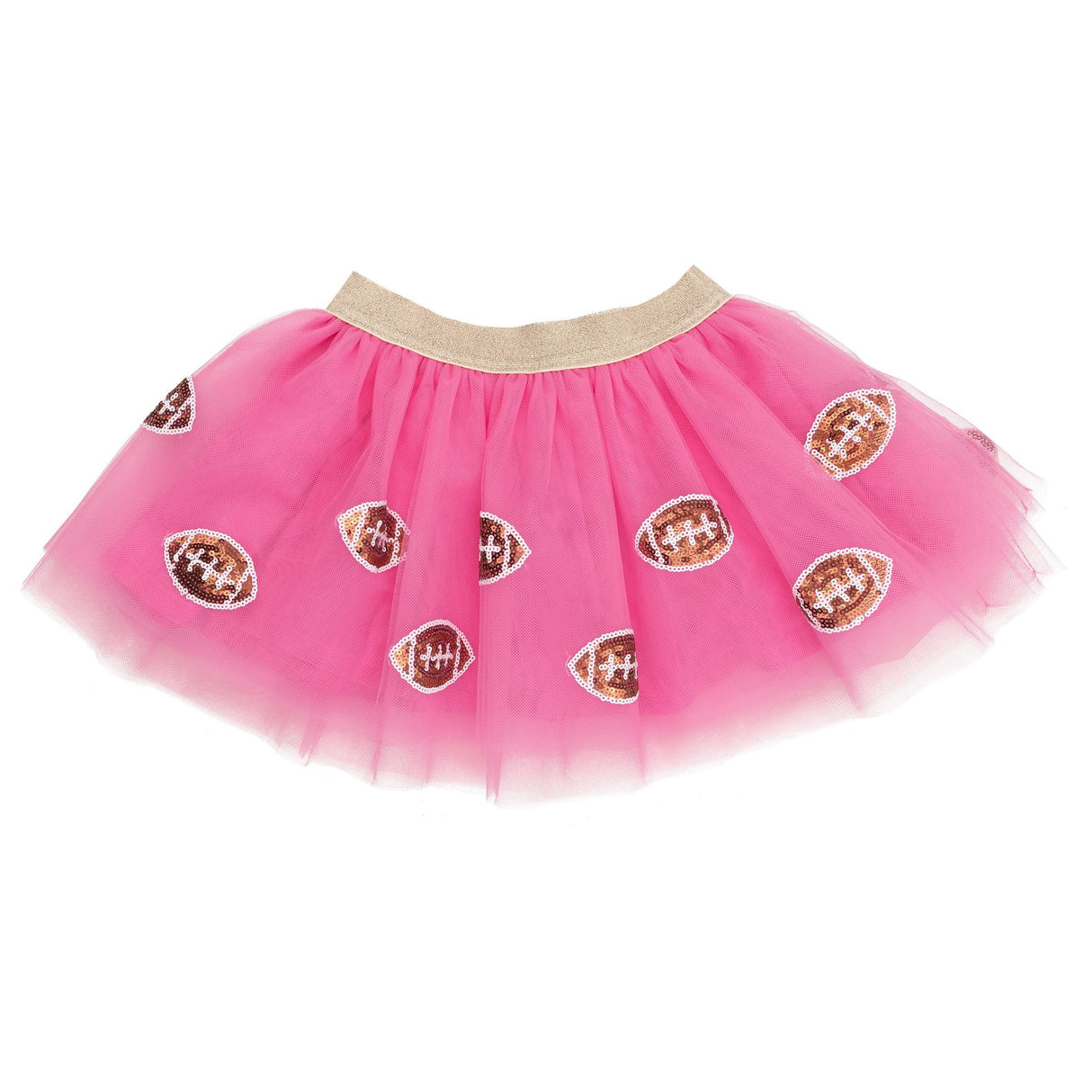 Tutu Skirt - Footballs Pink