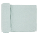 Stretch Knit Swaddle Blanket - Frost Green