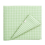 Green Gingham Crib Quilted Blanket