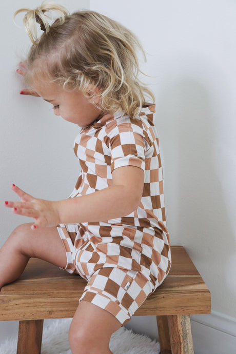 CHESTNUT CHECKERS DREAM SHORTIE