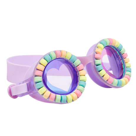 Lovely Lilac Pool Jewel Kids' Swim Goggles - HoneyBug 