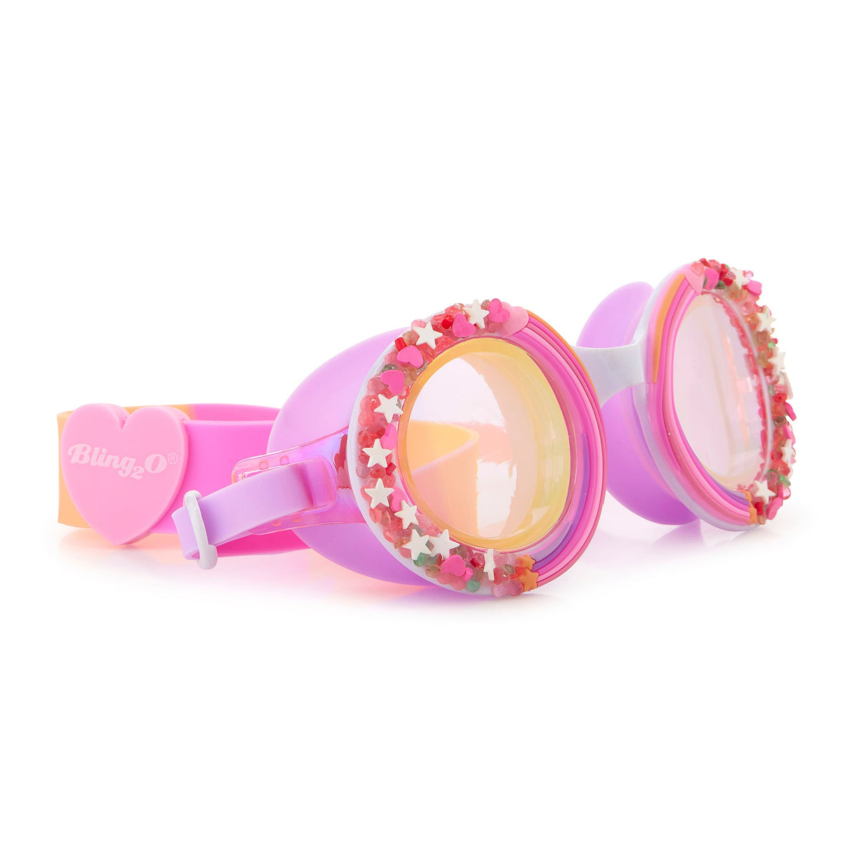 Pink Berry Cupcake Sprinkle Kids' Swim Goggles - HoneyBug 