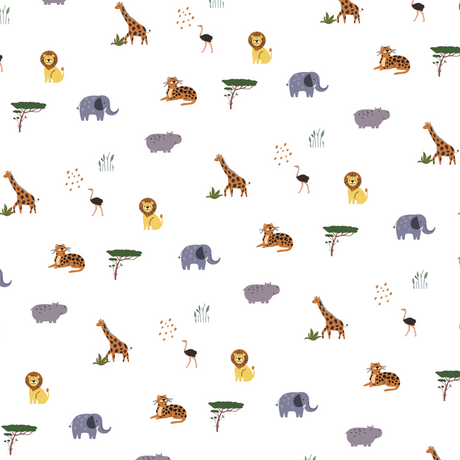 Organic Cotton Footie - Safari - HoneyBug 