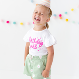 Birthday Girl Ruffled Sleeve - HoneyBug 