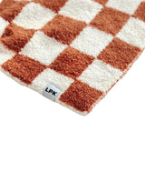 Checkered Plush Lovey | Copper - HoneyBug 