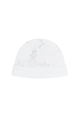 Grey Stars Print Hat