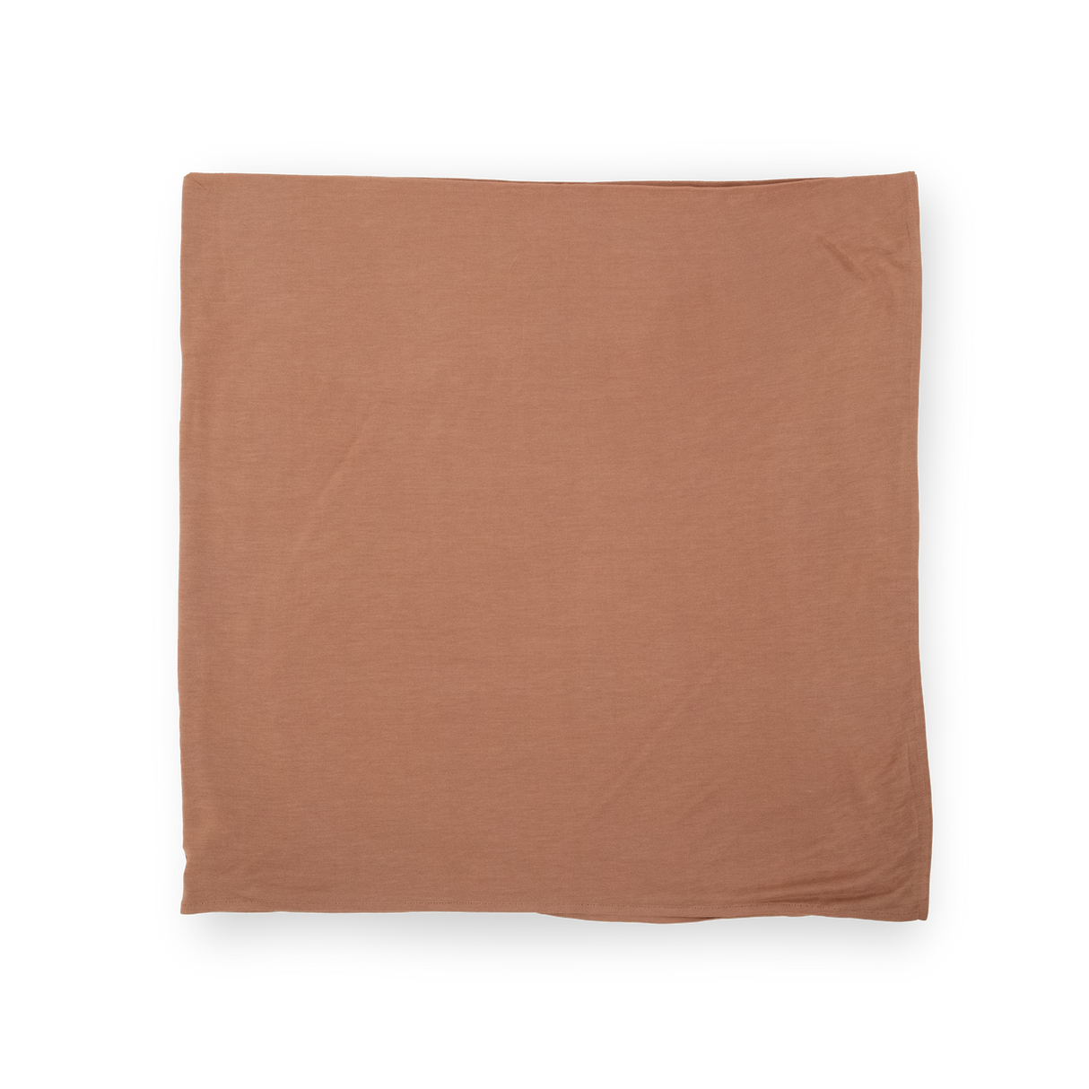 Stretch Knit Swaddle Blanket - Terracotta