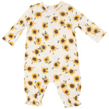 L/S Romper - Baby Sunflowers