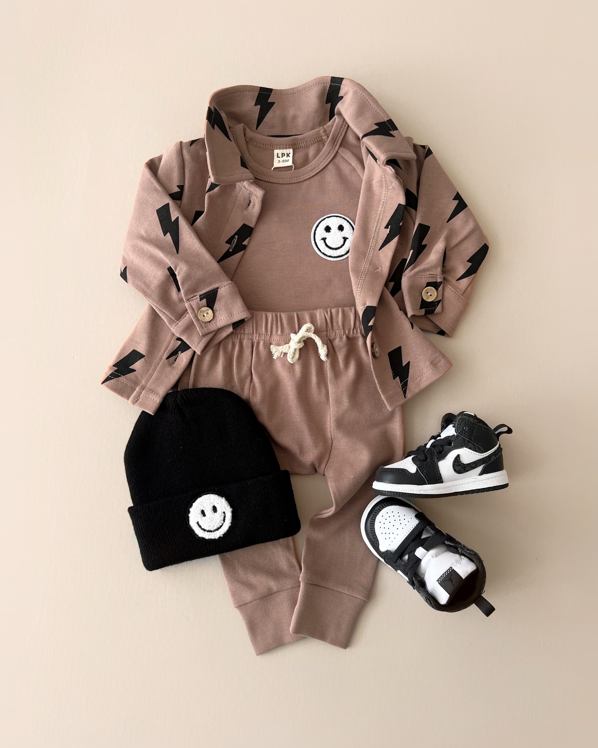 Shacket | Mocha Bolts - HoneyBug 