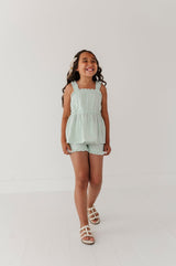 Ruffle Gauze Tank