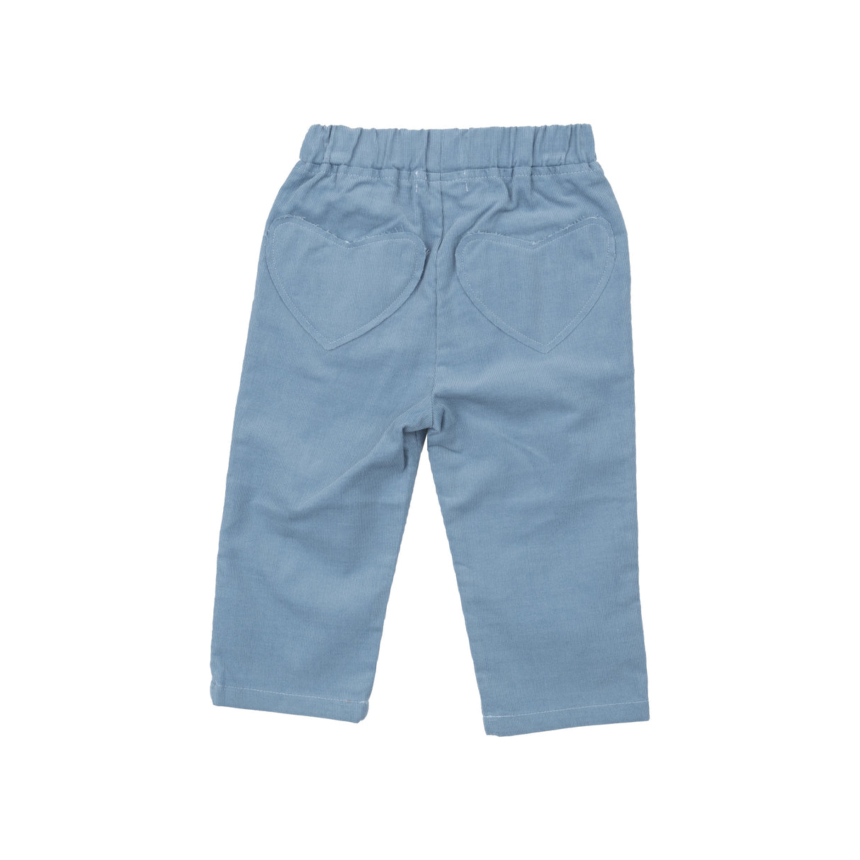 Cord Pant W/ Heart Pocket - Solid Glacier Lake