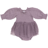 Long Sleeve Bubble Tutus - Dusty Lavendar