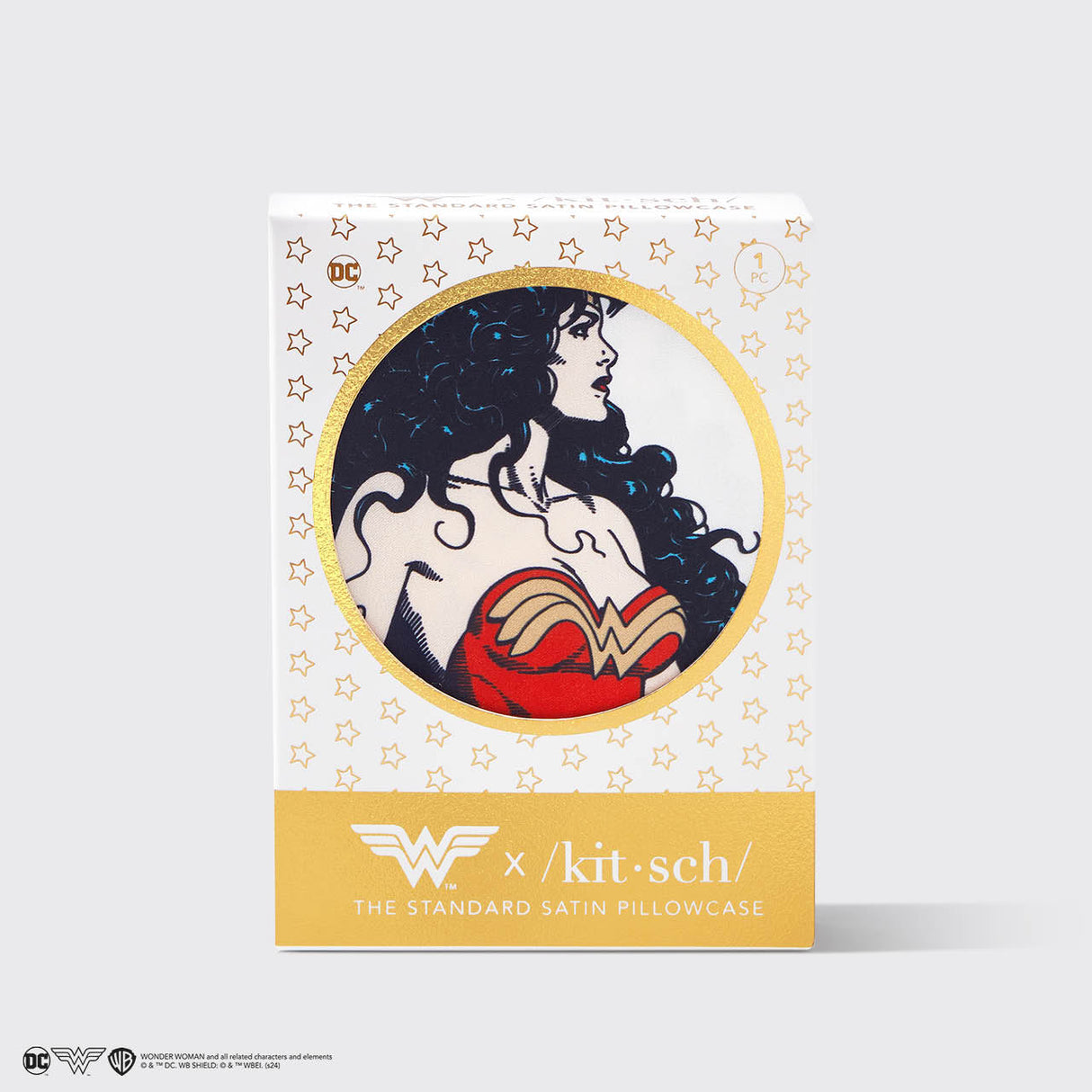 Wonder Woman x Kitsch Satin Pillowcase - Believe In Wonder - HoneyBug 