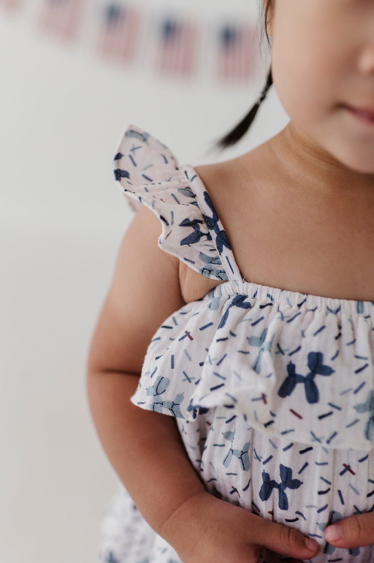 Gauze Bubble Romper - HoneyBug 