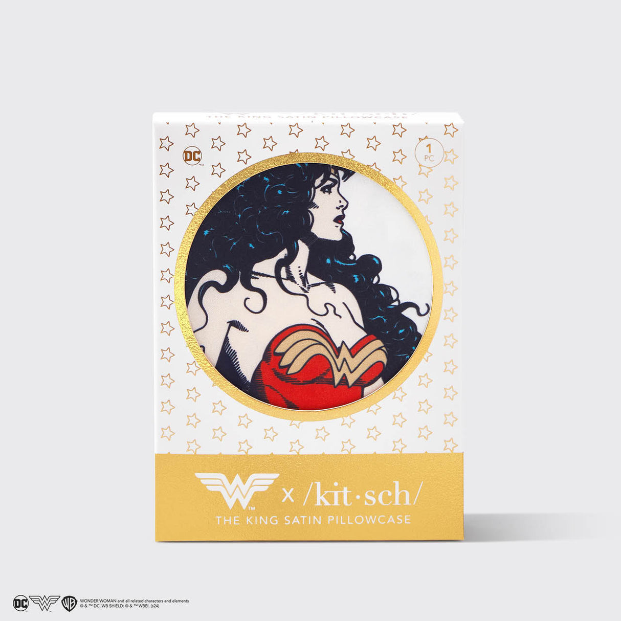 Wonder Woman x Kitsch King Pillowcase - Believe in Wonder - HoneyBug 