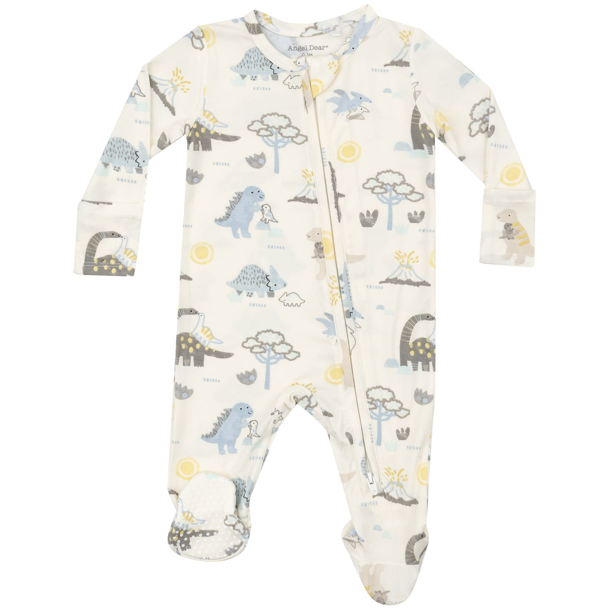 2 Way Zipper Footie - Baby Love Dinos