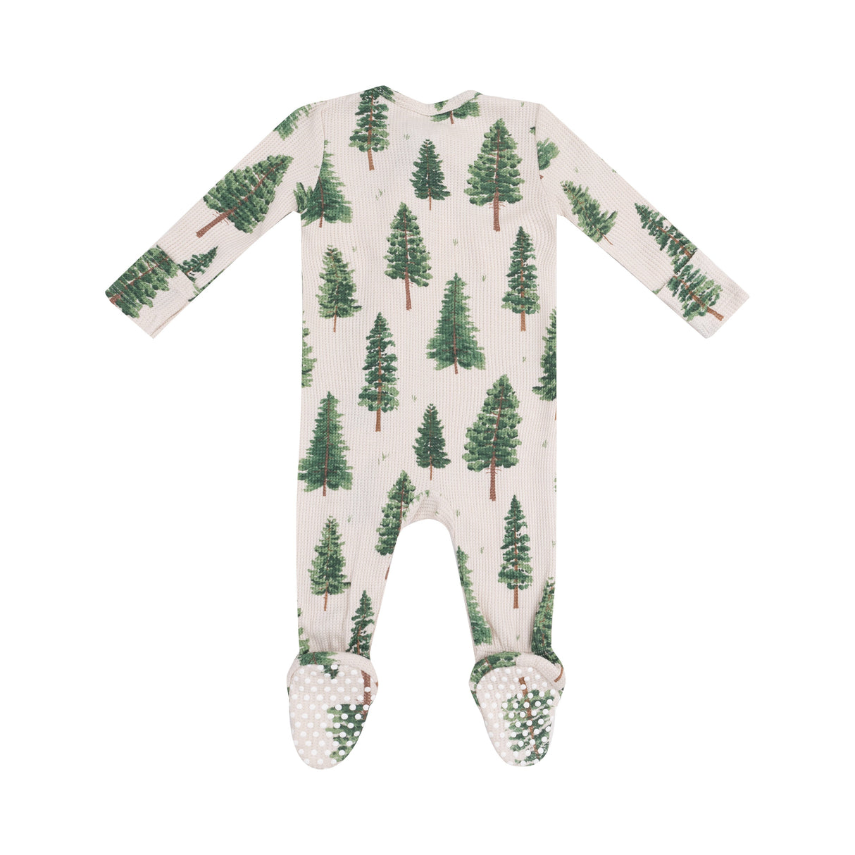 2 Way Zipper Footie - Forest Trees