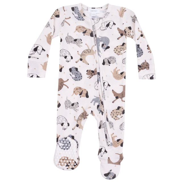 2 Way Zipper Footie - Cozy Pups - HoneyBug 