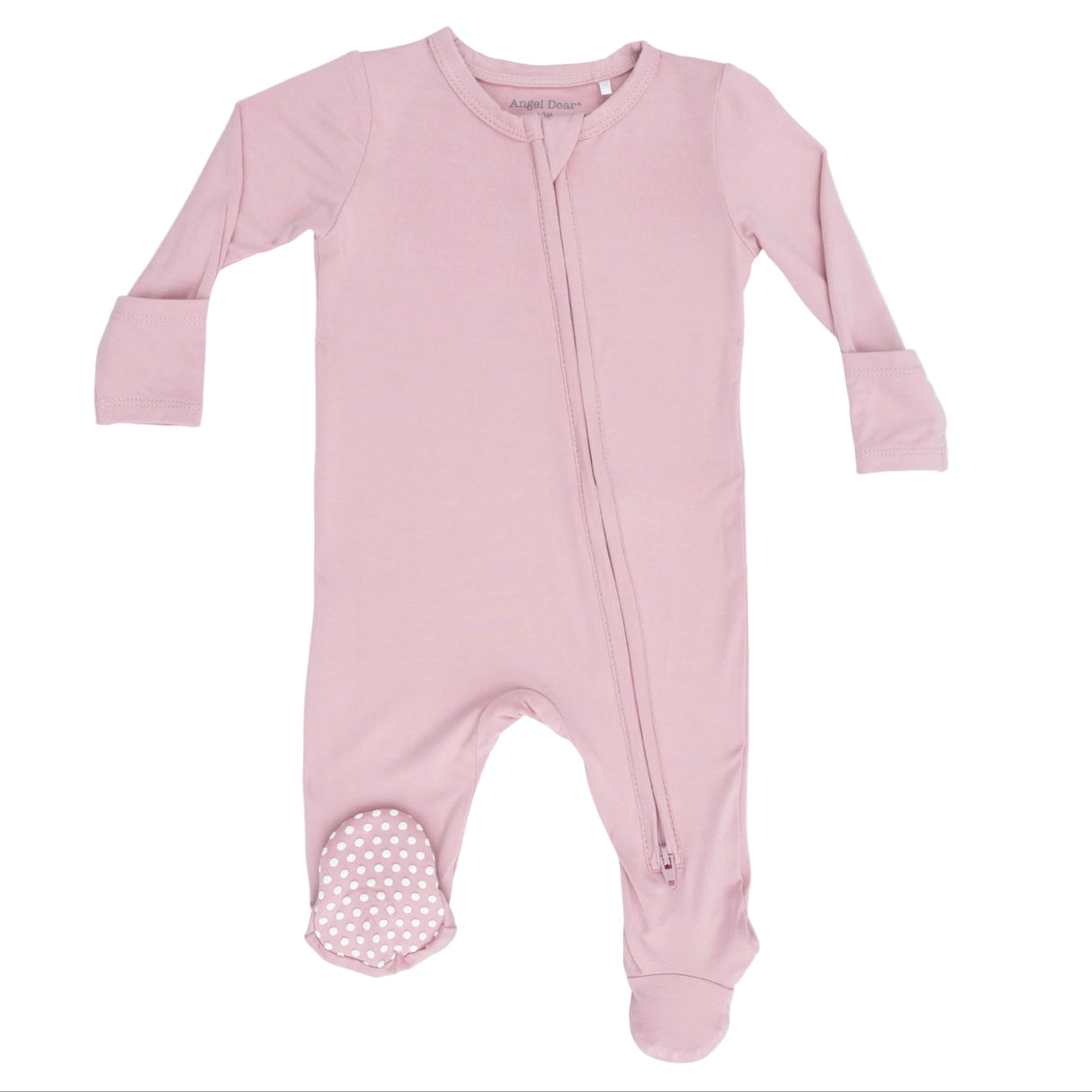 Solid Peachskin - 2 Way Zipper Footie