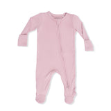 Solid Peachskin - 2 Way Zipper Footie