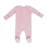Solid Peachskin - 2 Way Zipper Footie
