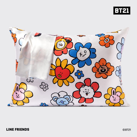 BT21 meets Kitsch Satin Pillowcase - RJ - HoneyBug 